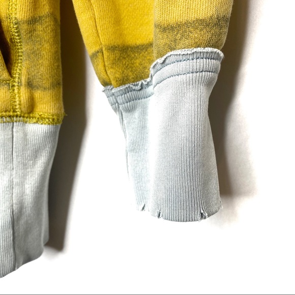 We The Free Yellow Striped Lion Sweater Large - Picture 2 of 9